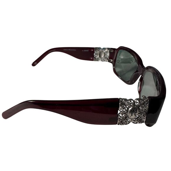 Jessica McClintock Burgundy Eyeglasses 59-17-130MM JMC 558 Oversized Frames Only - Picture 6 of 11